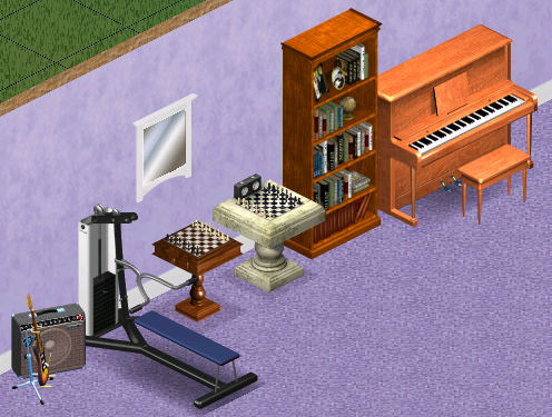 pictures of Sims 1 skill items